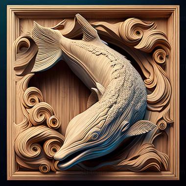 3D модель Thalassoma bifasciatum (STL)